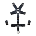 Full Torso Adjustable Leather Harness