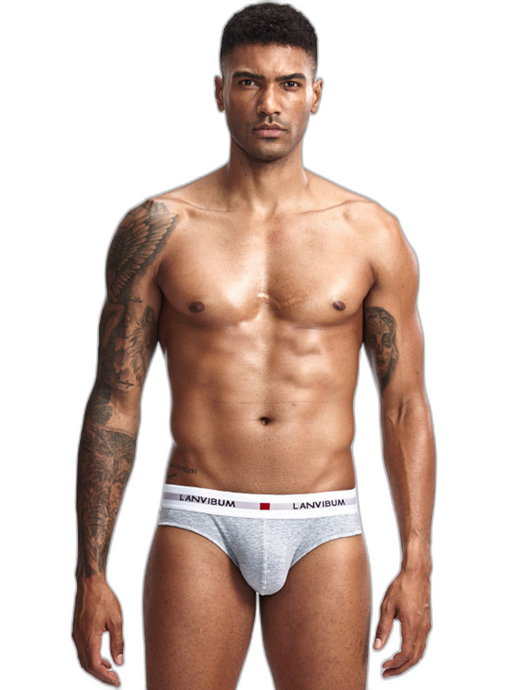 3 Pack Men's Breathable Big Pouch Briefs