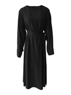 Plus Size Lace Up Muslim Women's Dress