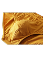 4 Pack Men's Solid Color Cotton Low-Rise Seamless Comfort Briefs