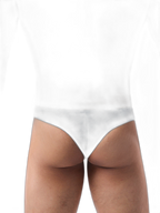 4-pack Men's Supportive Fit Lightweight & Airy Breathable Thong & Strings