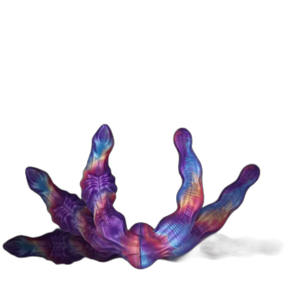 Axel - Dual Heads Knotted Dildo - Silicone Sex Toy