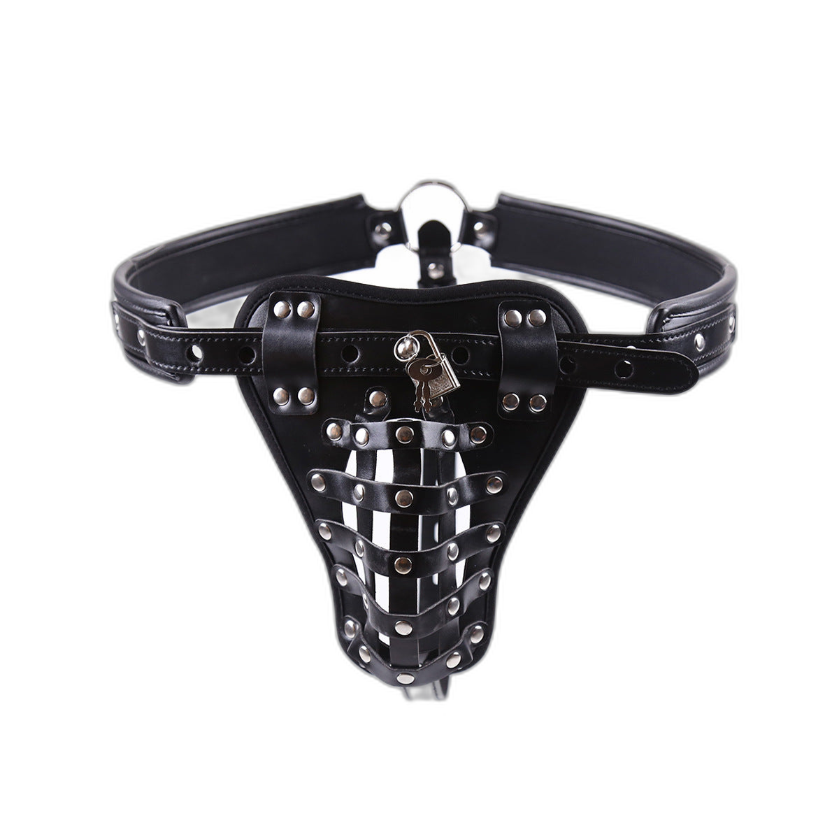 Leather Chastity Jockstrap