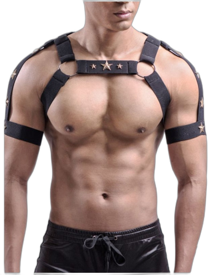 Fluorescent Glow In The Dark Elastic Harness