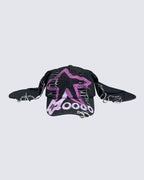 Wasteland Bunny Ear Distressed Denim Baseball Cap