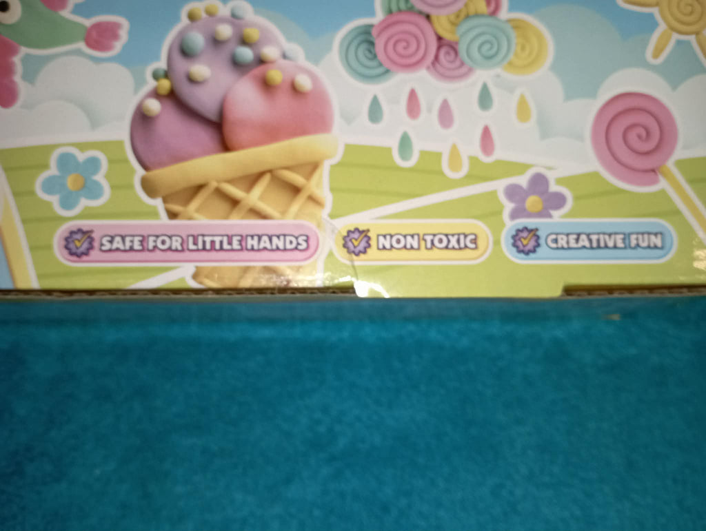 4 PACK PASTEL DOUGH MODELLING PLAY SET