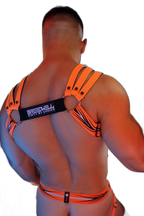 Breedwell Circuit Breaker Body Harness Neon Orange