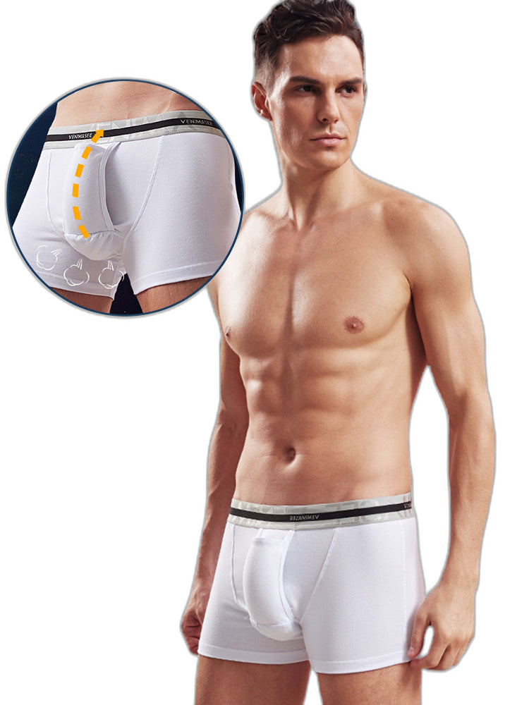 Cotton Ball Pouch Separate Men's Boxer Briefs