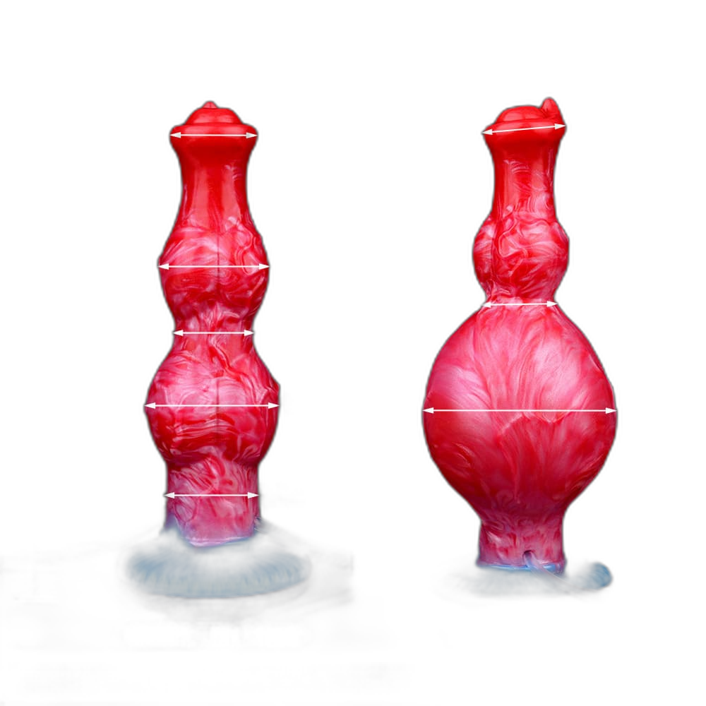 Knox - Inflatable Knot Dildo - Squirting Silicone Dildo