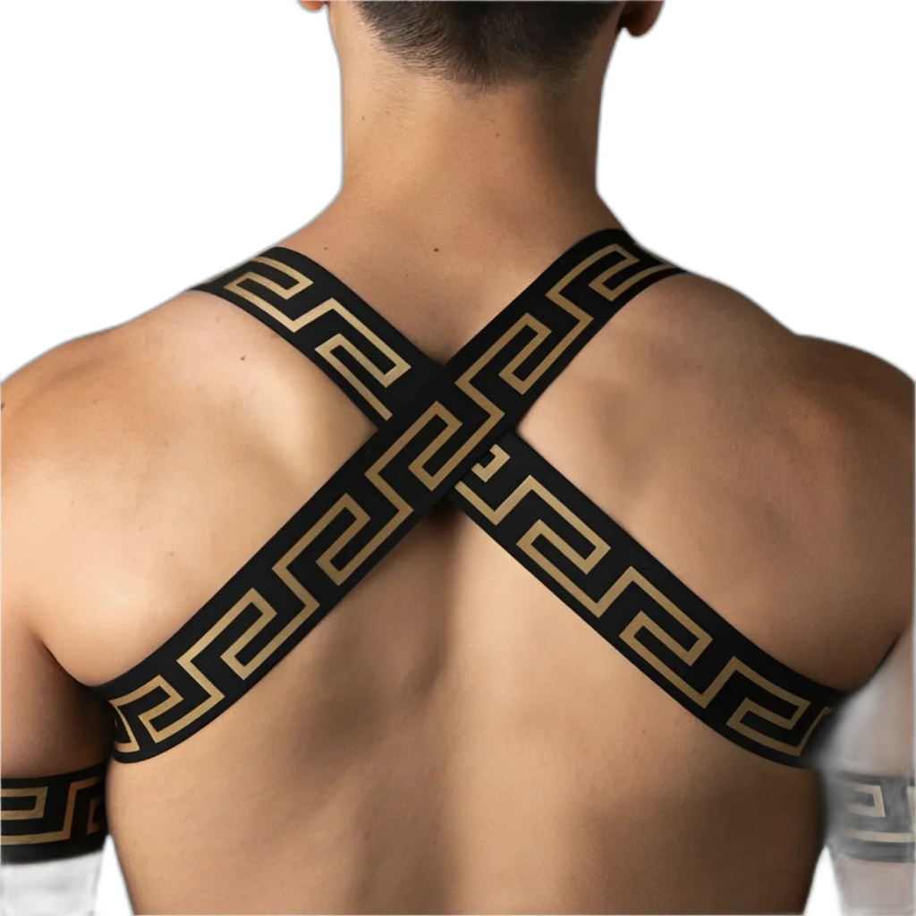Elegant Gold Chain Elastic Harness