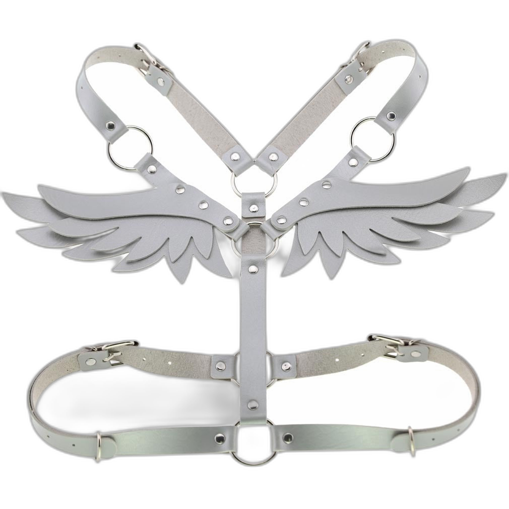 Angel Wings Leather Harness