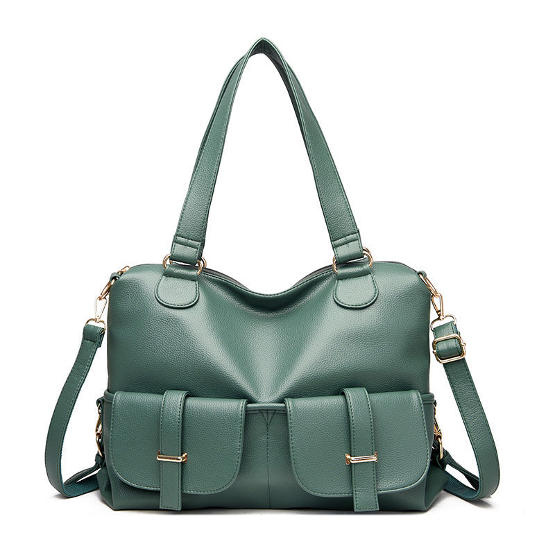 Large Capacity Handbag Casual Bag Versatile Tote Shoulder Messenger Bag
