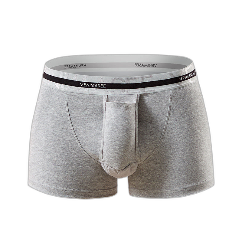 Cotton Ball Pouch Separate Men's Boxer Briefs