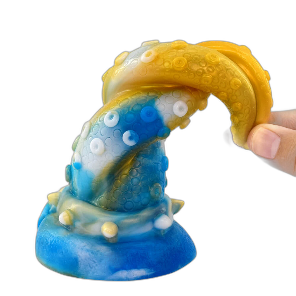 Sea Serpent - 7.7 Inch Tentacle Dildo - Fantasy Monster Dildo - Octopus Dildo