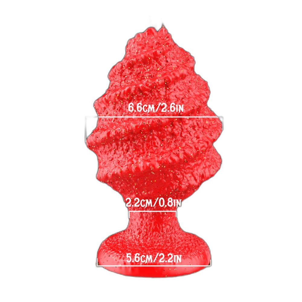 Snow Cone – Anal Toy – Textured Silicone Butt Plug