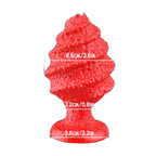 Snow Cone – Anal Toy – Textured Silicone Butt Plug