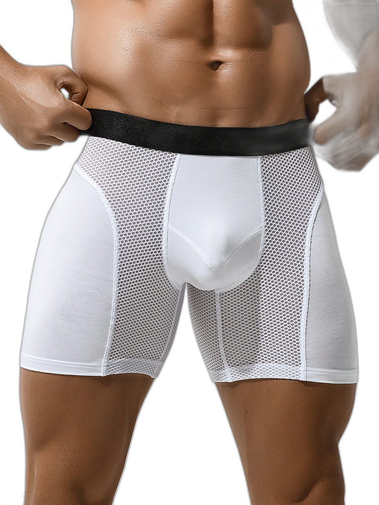 3 Pack Breathable Antibacterial Mesh Boxers Briefs