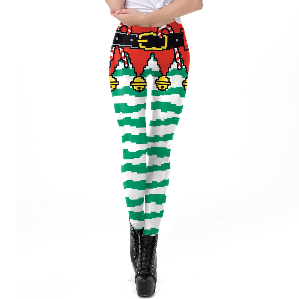 Sexy 3D Digitally Printed Slim-fit Leggings