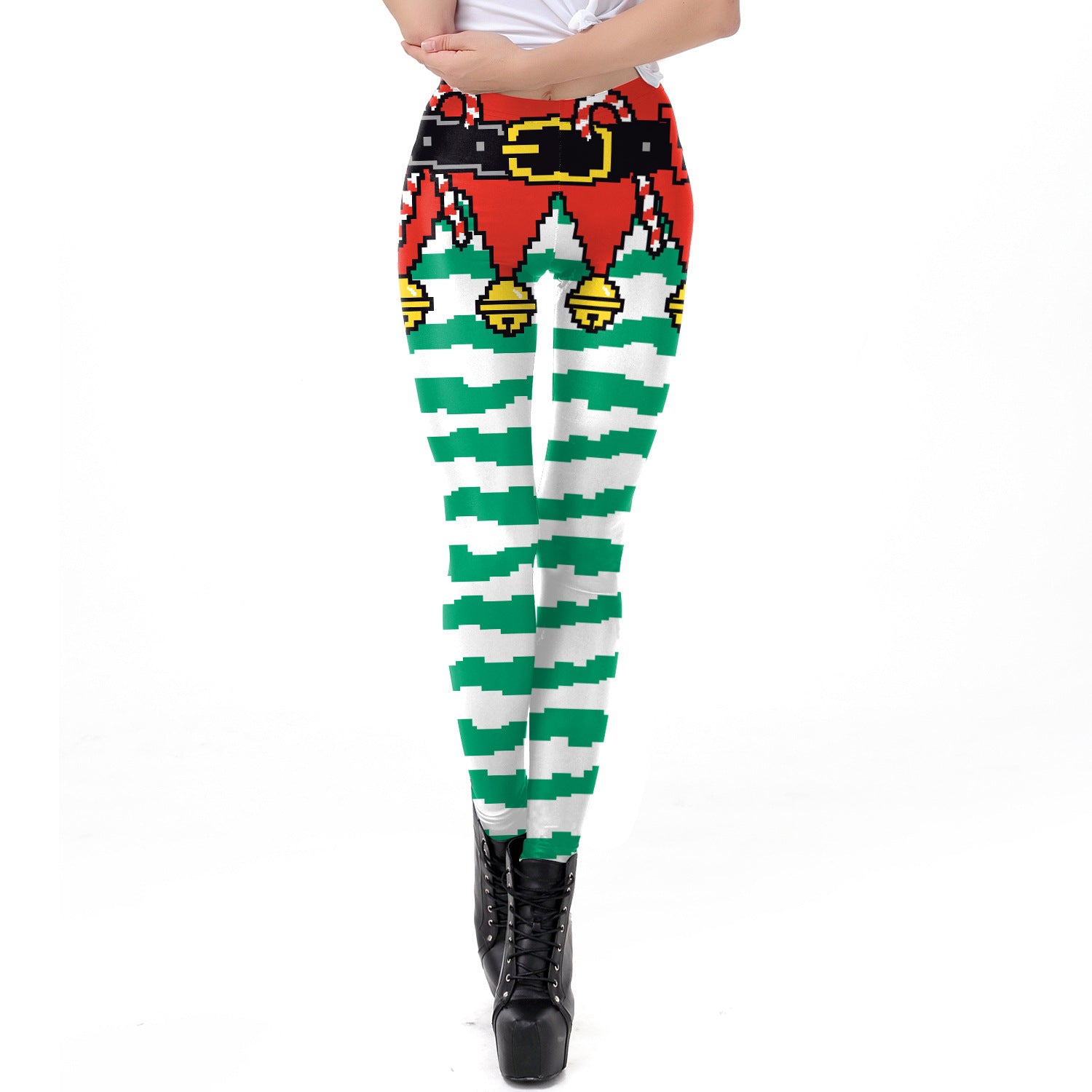 Sexy 3D Digitally Printed Slim-fit Leggings