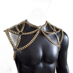 Metallic Chain Body Harness