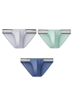 3 Pack Men’s Breathable Ice-Touch Athletic Briefs