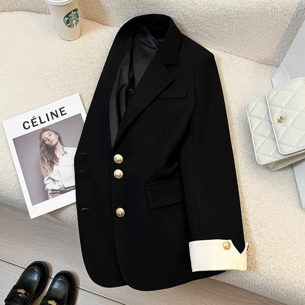 Coat For Women Korean Style Sense Of Design Minority Fashion Temperament Commute