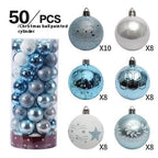 Christmas Decorations 6CM Painted PET