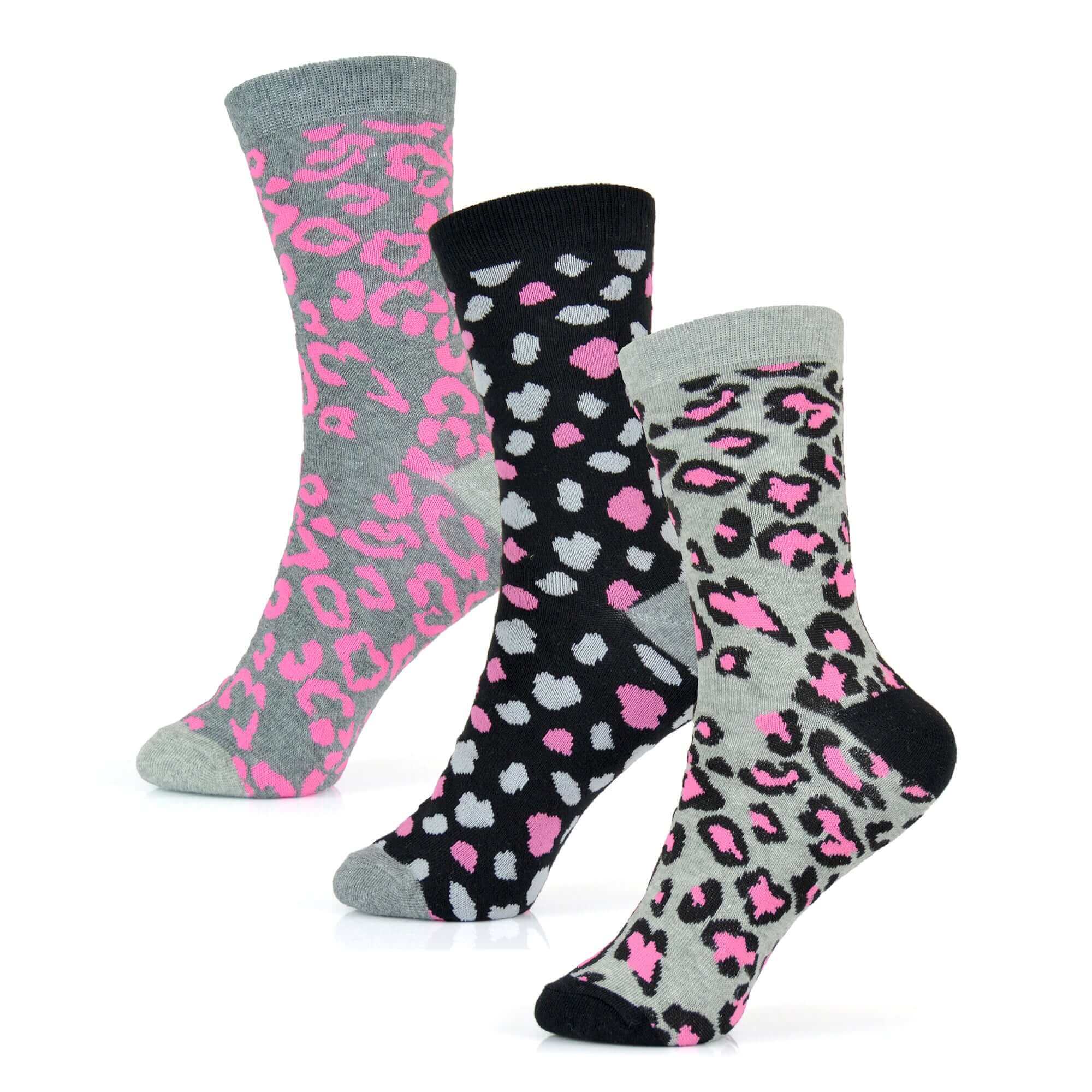 Sock Stack Womens Cotton Rich Socks 6 Pairs UK Size 4-7 Breathable Durable Reinforced Heel Toe Multipack Value
