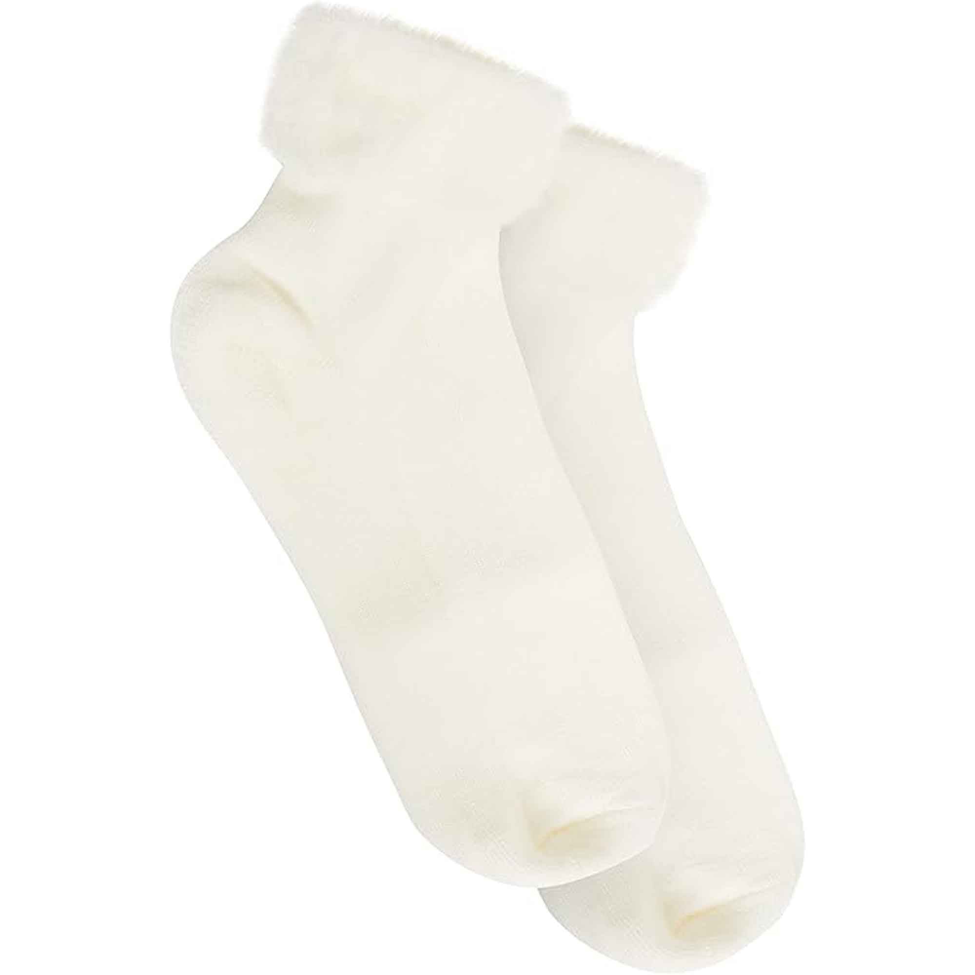 Sock Stack Womens Thermal Bed Socks 6 Pairs UK Size 4-7 Anti Slip Slipper Socks Warm Brushed Winter Base Layer