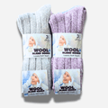 Sock Stack Women's Chunky Wool Thermal Socks 6 Pairs UK 4-7 EU 37-40 Assorted Colours
