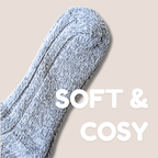 Sock Stack Women's Chunky Wool Thermal Socks 6 Pairs UK 4-7 EU 37-40 Assorted Colours