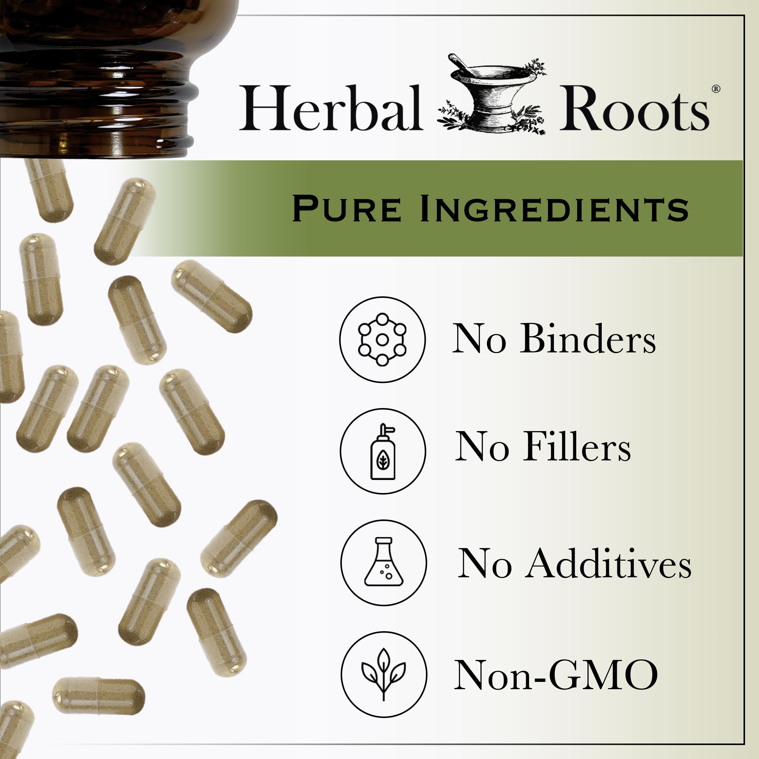 Herbal Roots Organic Beet Root Powder Capsules - 1,500mg per Serving | USDA Organic
