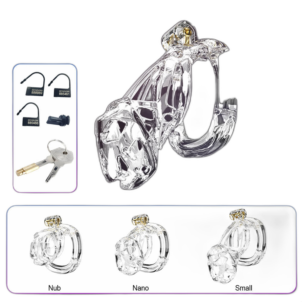 Specter - Chastity Cage with Belt - Penis Cage