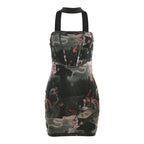 Figure-Hugging High-Waisted Fashionable Halterneck Dress For Women