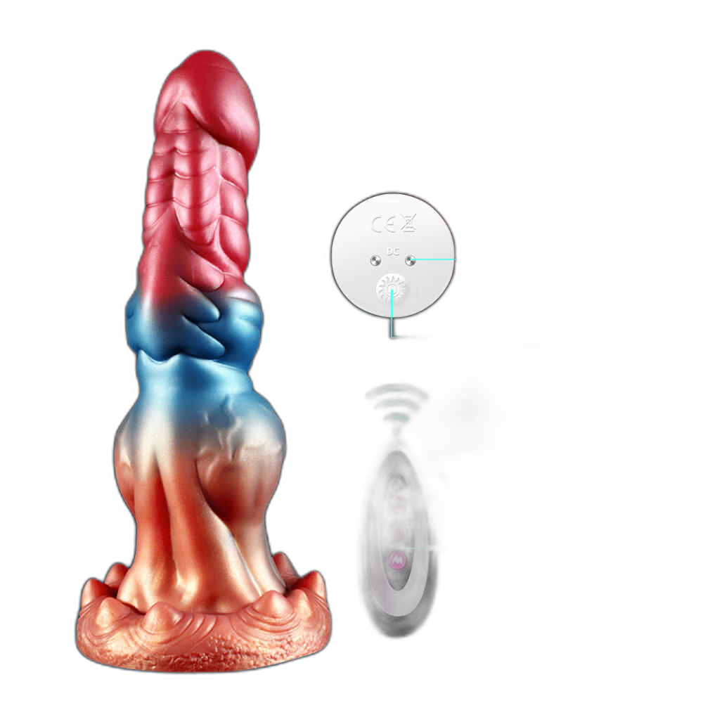 Terry - 10 Inch Thrusting Dildo - Fantasy Knotted Dildo
