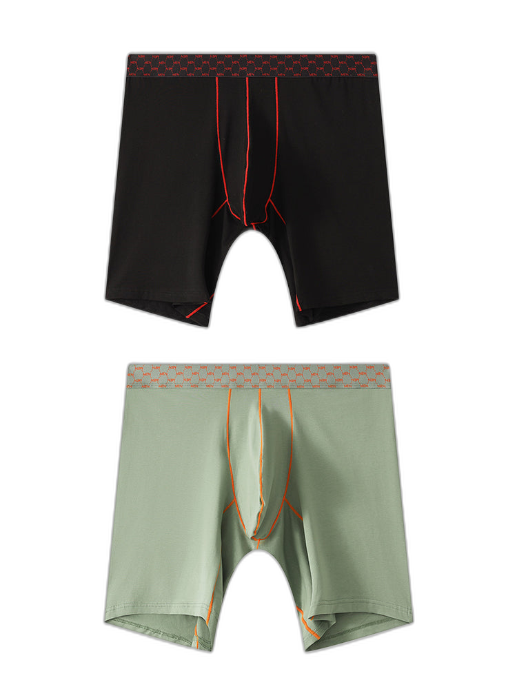 2 Pack Men's Cotton Casual Sporty Mid-Rise Sexy Pouch Midway Briefs