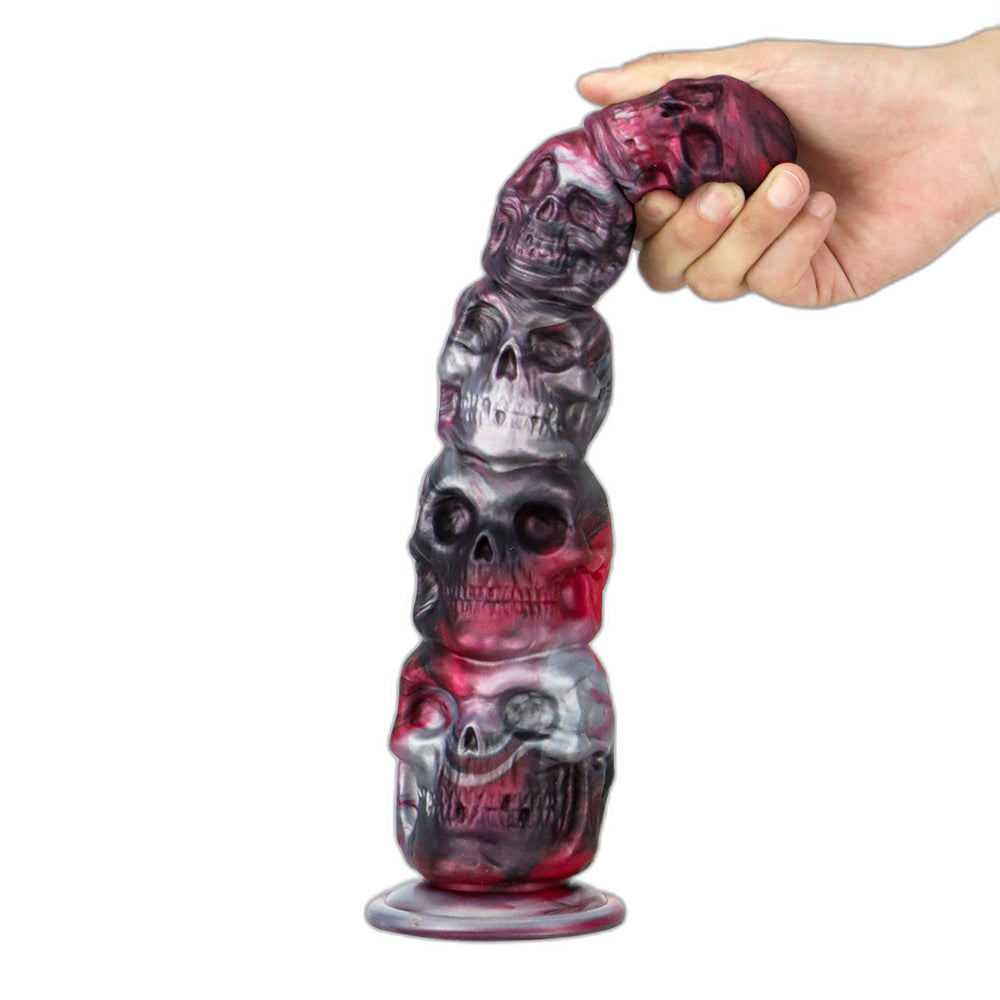 Skull - Silicone Anal Beads - Insertable Anal Plug - Anal Stimulation Sex Toy