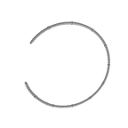 Double Ended Ribbed Stainless Steel Urethral Sound – 23.6 Inch Penis Plug Dilator