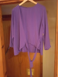 WOMEN'S PRIMARK PURPLE CASUAL SMART TOP (UK16 EU 44 US 12)
