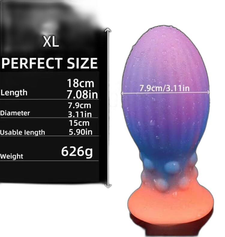 GlowPlug – Silicone Glow-in-the-Dark Anal Plug