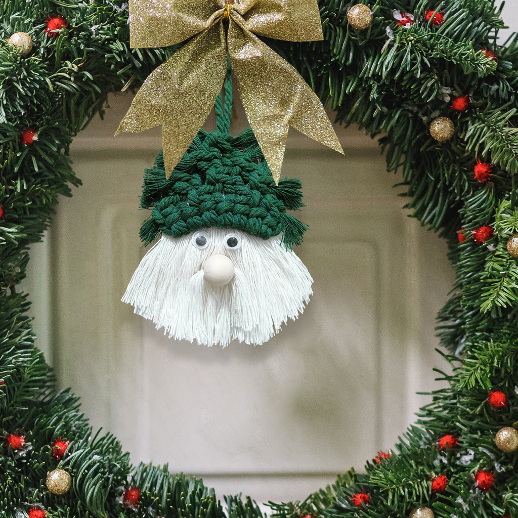 Hand-woven Christmas Tree Decorative Pendant