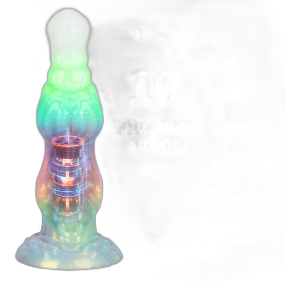 WistKnot – Glow-in-the-Dark Vibrating Dildo with Dog Knot Design
