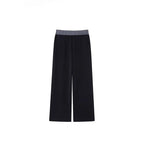 Women's AutumnWinter Fleece-Lined Loose Effortless-Style Sweatpants With A Slimming Effect For Pear-Shaped Figures