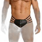 Leather Strap Thong