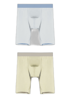 2 Pack Men's Active Flyless Boxer Briefs