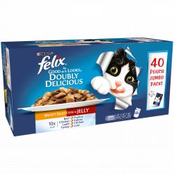 Purina Felix Pouch As Good As It Looks Doubly Delicious 40 pack