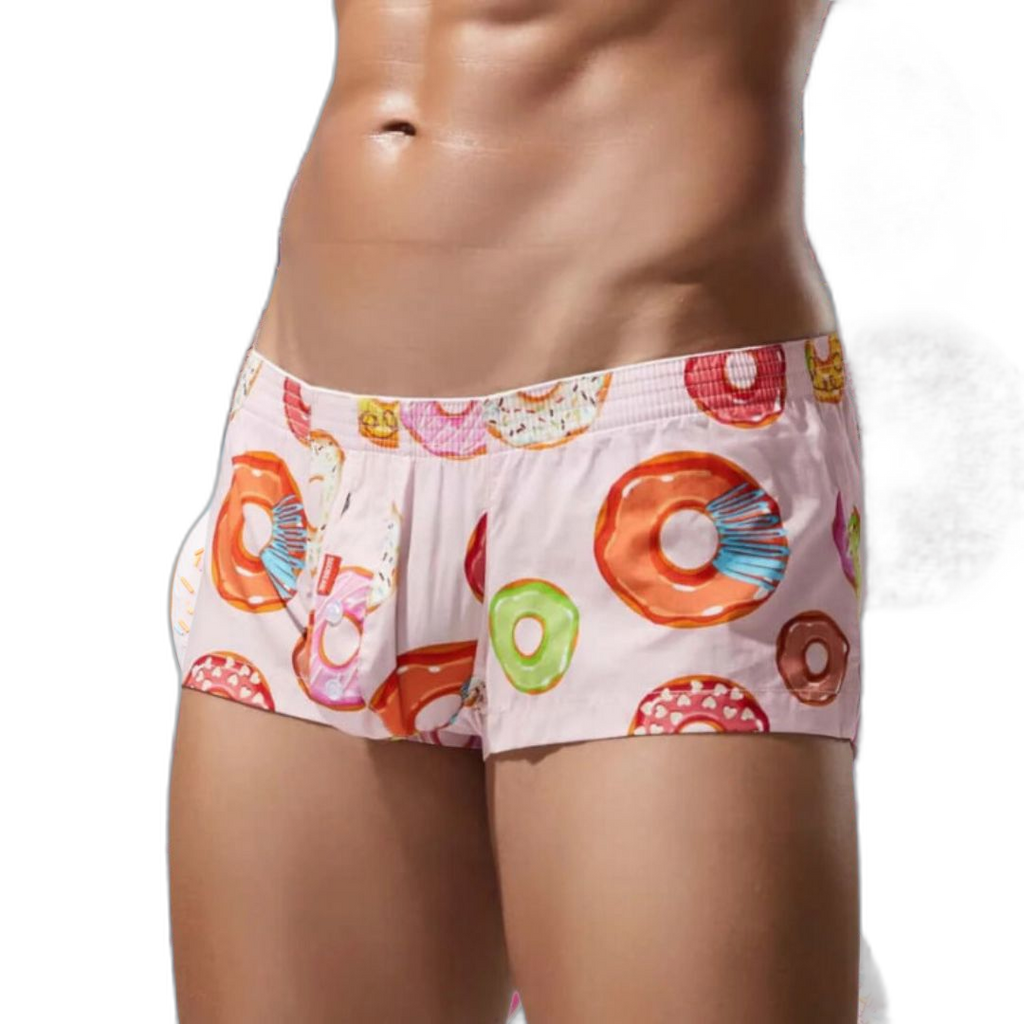 SEOBEAN Playful Donut Cotton Boxers