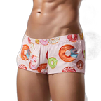 SEOBEAN Playful Donut Cotton Boxers