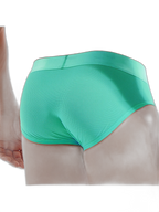 Men's Solid Color Mesh Breathable Sports Fitness Briefs