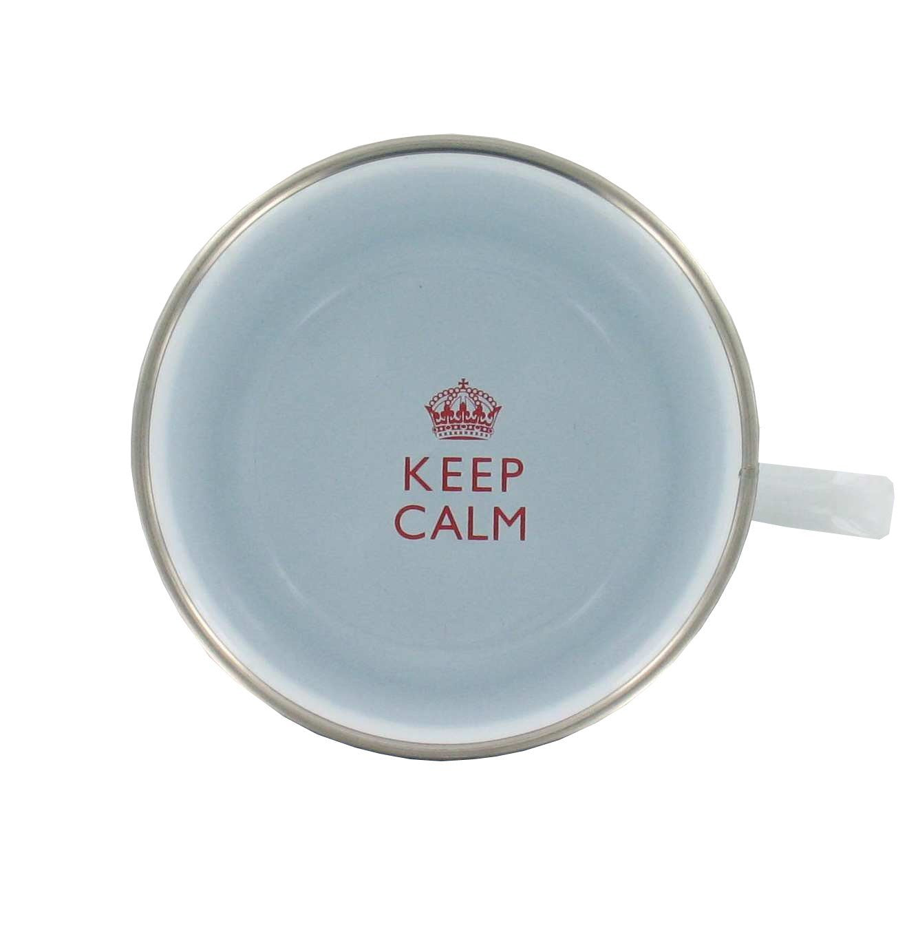 Keep Calm, It's Only Christmas' Tin Mug (G958)
